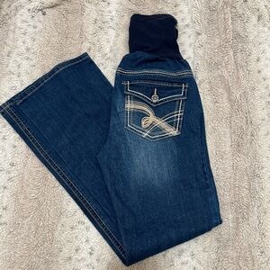 Maternity Indigo Blue Flare/Bootcut Jeans size XS